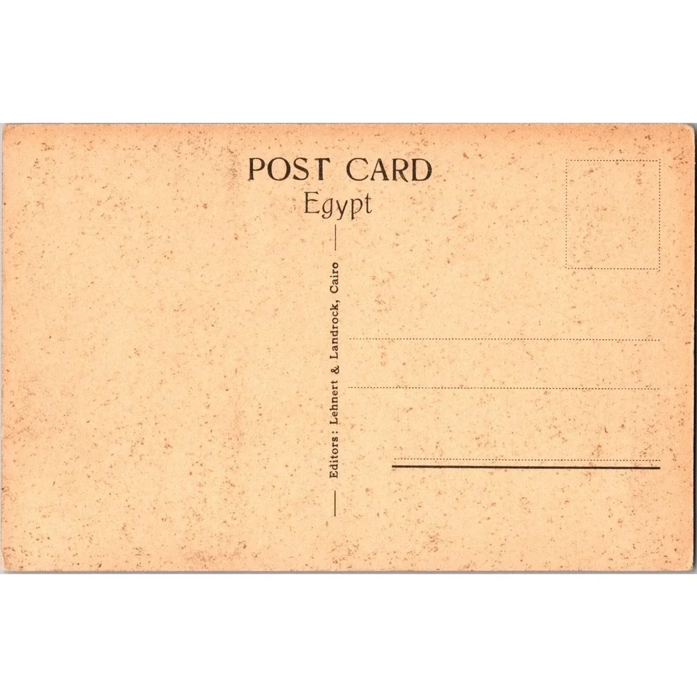 Vintage Cairo The Citadel Sepia Tone‎ Postcard by Lehnert & Landrock